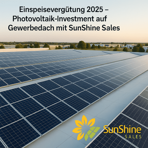 Photovoltaik-Investment auf Gewerbedach mit SunShine Sales
